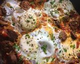 A picture of step 5 of Baked Eggs with Chorizo (My Way).