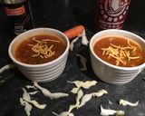 A picture of step 6 of Hot and sour soup.