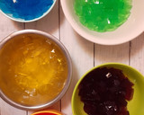 Foto langkah ke 3 dari resep Es Jelly Pelangi.
