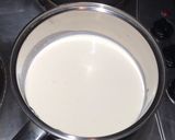 A picture of step 1 of Persimmon panna cotta.