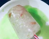 A picture of step 5 of Baraf ka Gola or Chuski with Candies.