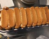 Une image de l'étape 11 de Charlotte à la rhubarbe et pralines roses.