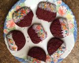 A picture of step 8 of Red velvet sugar cookies #valentines#.