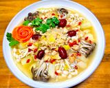鵝油湯上鮮貝娃娃菜（創意料理）的食譜步驟4照片
