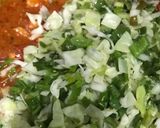 A picture of step 8 of Chilli chicken spaghetti.