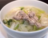 รูปขั้นตอนการทำที่ 5 ของ แกงจืดหมูสับ ผักกาดขาว
