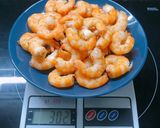 Hình bước làm 3 của món Tôm khô nhà làm bằng lò nướng