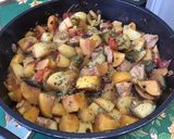 Une image de l'étape 18 de Sauté de veau aux légumes et tomates confites.