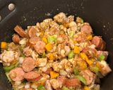 A picture of step 3 of Chicken and Sausage Gumbo.