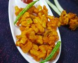 A picture of step 5 of Watermelon rind pakoda.