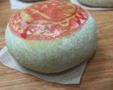 A picture of step 11 of Durian Bánh Pía (Vietnamese Durian Pastry).