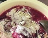 A picture of step 4 of Pink/Beetroot Chilla.