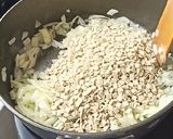 Une image de l'étape 1 de Risotto de crozets au sarrasin et dés de courgettes.