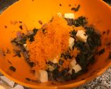 Foto del paso 3 de la receta: Budín de Kale, zanahoria y muzzarella