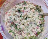 A picture of step 2 of Mix veg paniyaram or appe.
