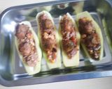 Zöldséges kölessel töltött cukkini és paprika recept fázis 3 fotója