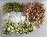 Foto del paso 2 de la receta: Macarrones con espinacas, espárragos y verduras