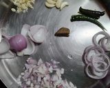 A picture of step 2 of Cabbage Manchurian.