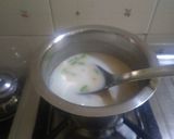 A picture of step 3 of Falahari moraiya Khichdi and kadhi.