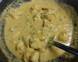 A picture of step 3 of Reshmi chicken.