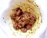 A picture of step 7 of Lamb Kebab.