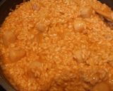 Foto del paso 6 de la receta Arroz cremoso con Coquille St. Jacques (pequeñas vieiras) y caldo de mejillones