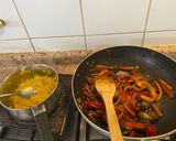 Foto del paso 4 de la receta: Salteado colorido con arroz con curry🥦🥕🫑 💛