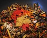 A picture of step 3 of Bhindi Masala 😋.