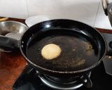 A picture of step 6 of Dahi roddi.
