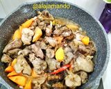 Foto langkah ke 6 dari resep Oseng Ati Ampela Kecap.