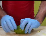 A picture of step 1 of Eggplant salad.