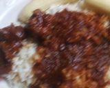 A picture of step 3 of Banana wt white rice n stew.