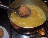 A picture of step 11 of Kufteh bozbash (stuffed meatball).