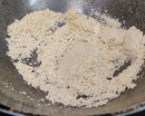 A picture of step 3 of Kesari Sheera.