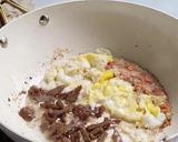 Gambar langkah 5 resipi Nasi Goreng Daging.