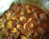 A picture of step 4 of "Kathal aloo sabji with Shrimp" (Jackfruit) #Cookpad.