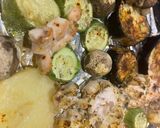 A picture of step 6 of Grilled Vegetables and Chicken.