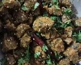 A picture of step 3 of Gujarati Snack Dudhi kothmir na Muthiya (swap methi to coriander).