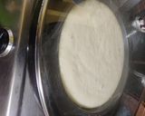 A picture of step 2 of Rabdi malai cake.