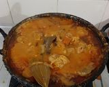 A picture of step 7 of Mutton donne biriyan.