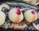 A picture of step 3 of Rose coconut ladoo 🌹🌹.