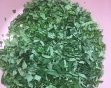 A picture of step 4 of Oha soup.