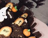 Une image de l'étape 13 de Gâteau « Cimetière » pour les grands et les petits. HALLOWEEN.