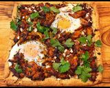A picture of step 17 of Sweet and savoury chicken pie with cinnamon almonds.