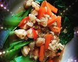 Foto langkah ke 4 dari resep Pokcoy saus tiram udang.