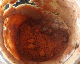 A picture of step 2 of Chocolate Halwa/Sheera.