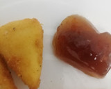 Foto del paso 2 de la receta: Quesito frito con mermelada de fresa