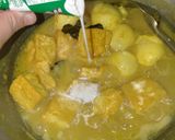 Foto langkah ke 8 dari resep Opor Telur dan Tahu.