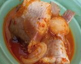 A picture of step 3 of Hot n spicy fish soup.
