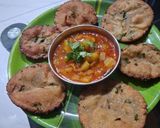 A picture of step 11 of Rajgira Farali Puri.